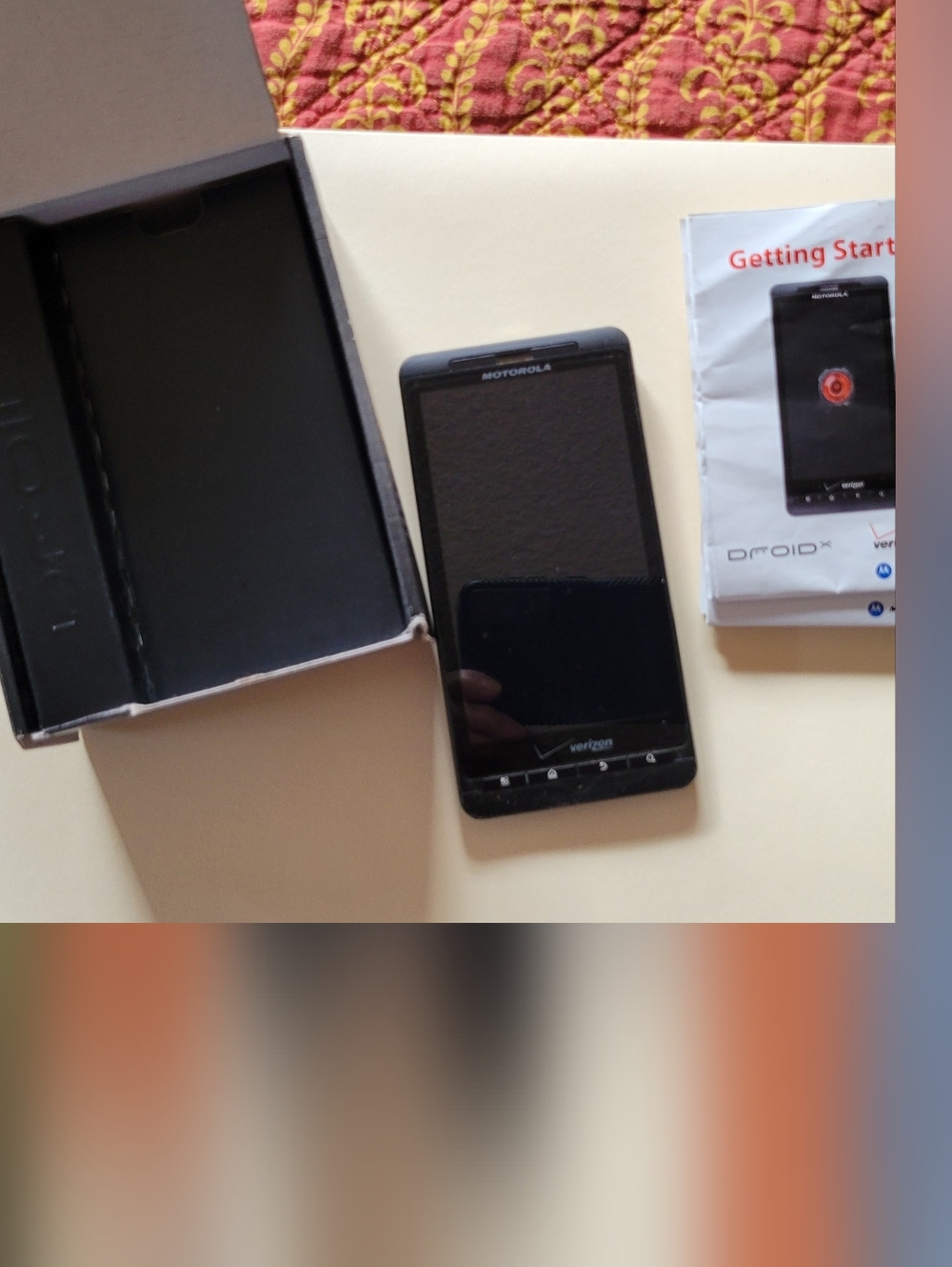 Motorola Droid X With Box And Packaging Excellent Screen Tested Needs Battery